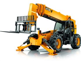 Various Telehandlers and Forklifts for Material Handling