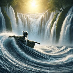 Le Vieil Homme et la Cascade