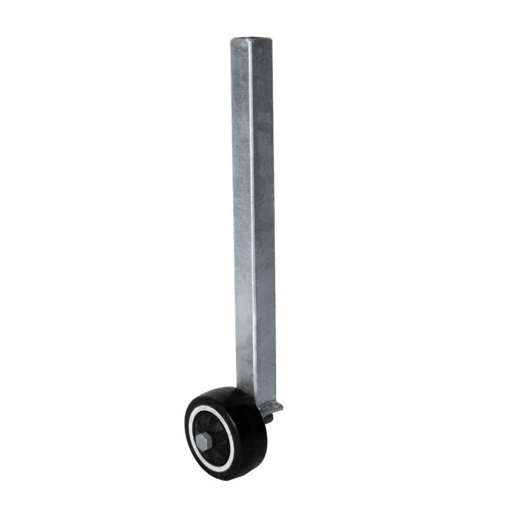 Roulette pour clôture de contrôle de foule