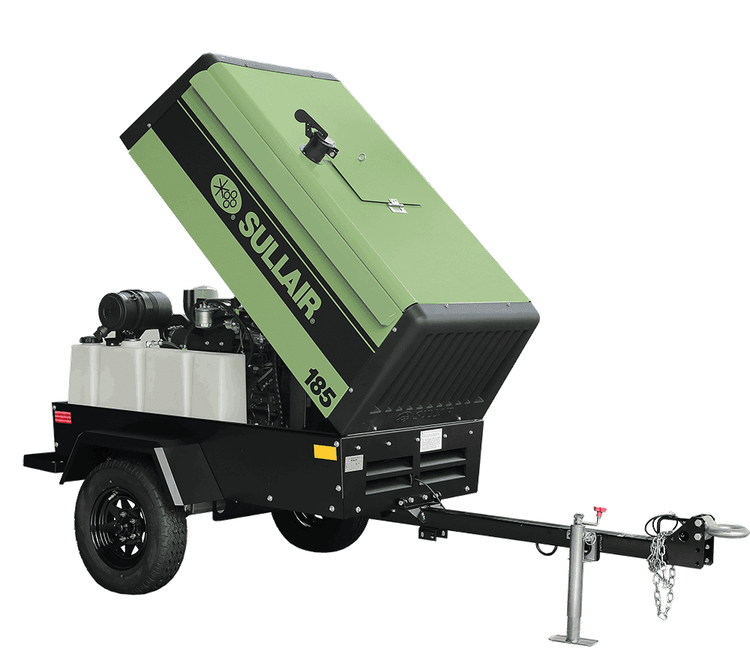 Compresseur remorquable – 185 pi³/min